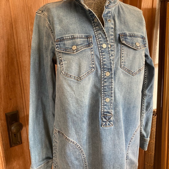 Lands’ End Denim Dress Women’s Size 8 - Picture 3 of 9